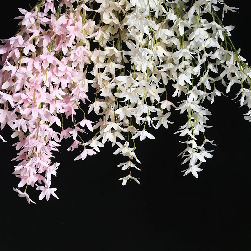 5 шт. искусственный Oncidium цветущая вишня Танцующая Орхидея DIY украшение цветы орхидеи домашний декор Флорес для большой свадьбы