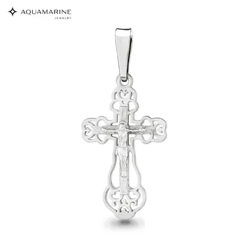 

Cross Orthodox AQUAMARINE without inserts Silver 925