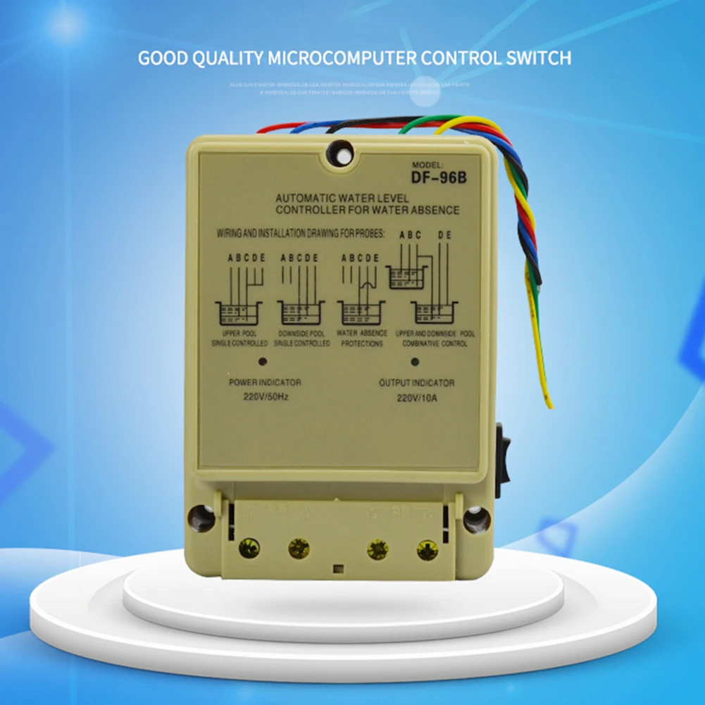 DF 96B 10A защитный бак для измерения 220 в автоматический резервуар для обнаружения жидкости переключатель насос Датчик уровня воды контроллер