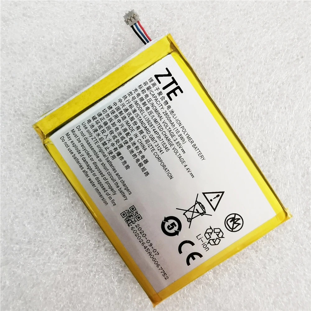 Оригинальная 2300 мАч LI3820T43P3h715345 батарея для ZTE Grand S Flex/для MF910 MF910S MF910L MF920 MF920S MF920W +