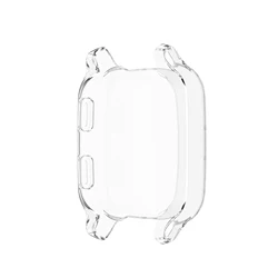BEHUA Full TPU Clear Shock - Resistant Watch Case with Screen Protection (Transparent)