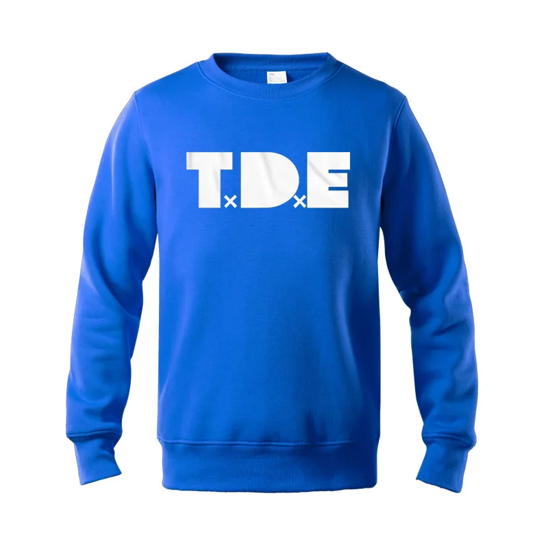 TDE kendrick Толстовка Ламар ya bish джемпер swag ofwg хипстер TxDxE dope drake новая зимняя хлопковая толстовка homme - Цвет: blue