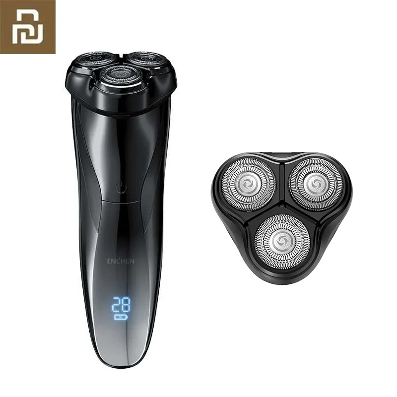 Бритва для электробритва Youpin Enchen BlackStone 3 Pro резак головки IPX7 водонепроницаемая ЖК