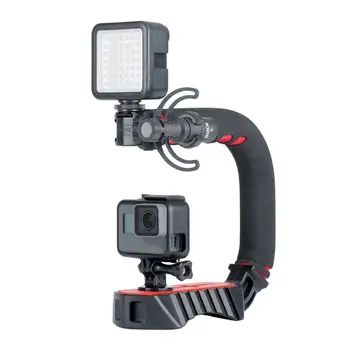 

Ulanzi U-Grip PRO U Shape Bracket Video Handle Handheld Stabilizer Grip Holder Mount for iPhone 11 GoPro 7 6 5 Canon Sony