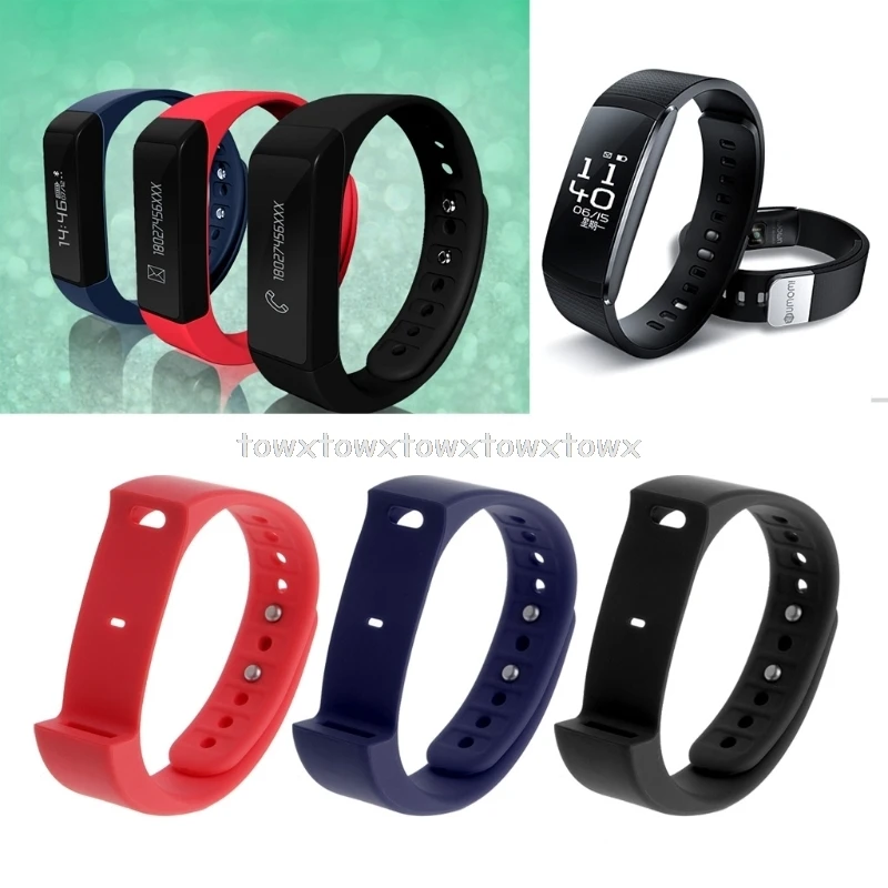 

1 PC Original Iwown i5 plus Smart Black/Red/Blue Bracelet Strap Replacement Band Strap Wristband S11 19 Dropship