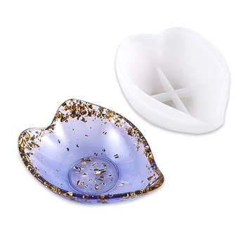 

DIY Heart Shaped Dish Bowl Plate Casting Silicone Mould Crafts Decoration Jewelry Making Tools Crystal Epoxy Resin Mold