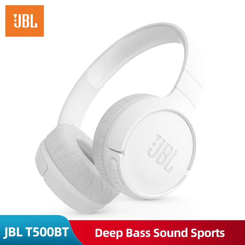 JBL T500BT JBL T450BT беспроводные Bluetooth спортивные наушники с глубокими басами плоская Складная гарнитура на ухо с микрофоном Быстрая зарядка Siri