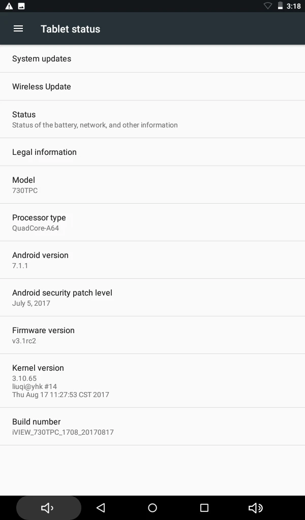 Новое поступление G9 7 дюймов 1 Гб+ 16 ГБ Android 7.1.1 четырехъядерный 1024x600 Двойная камера с наушниками
