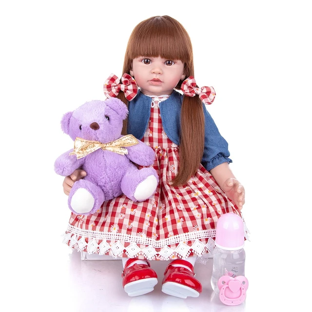 Silicone Dolls Reborn Kids  Reborn Silicone Baby Princess - 24 Inch Reborn  Baby - Aliexpress