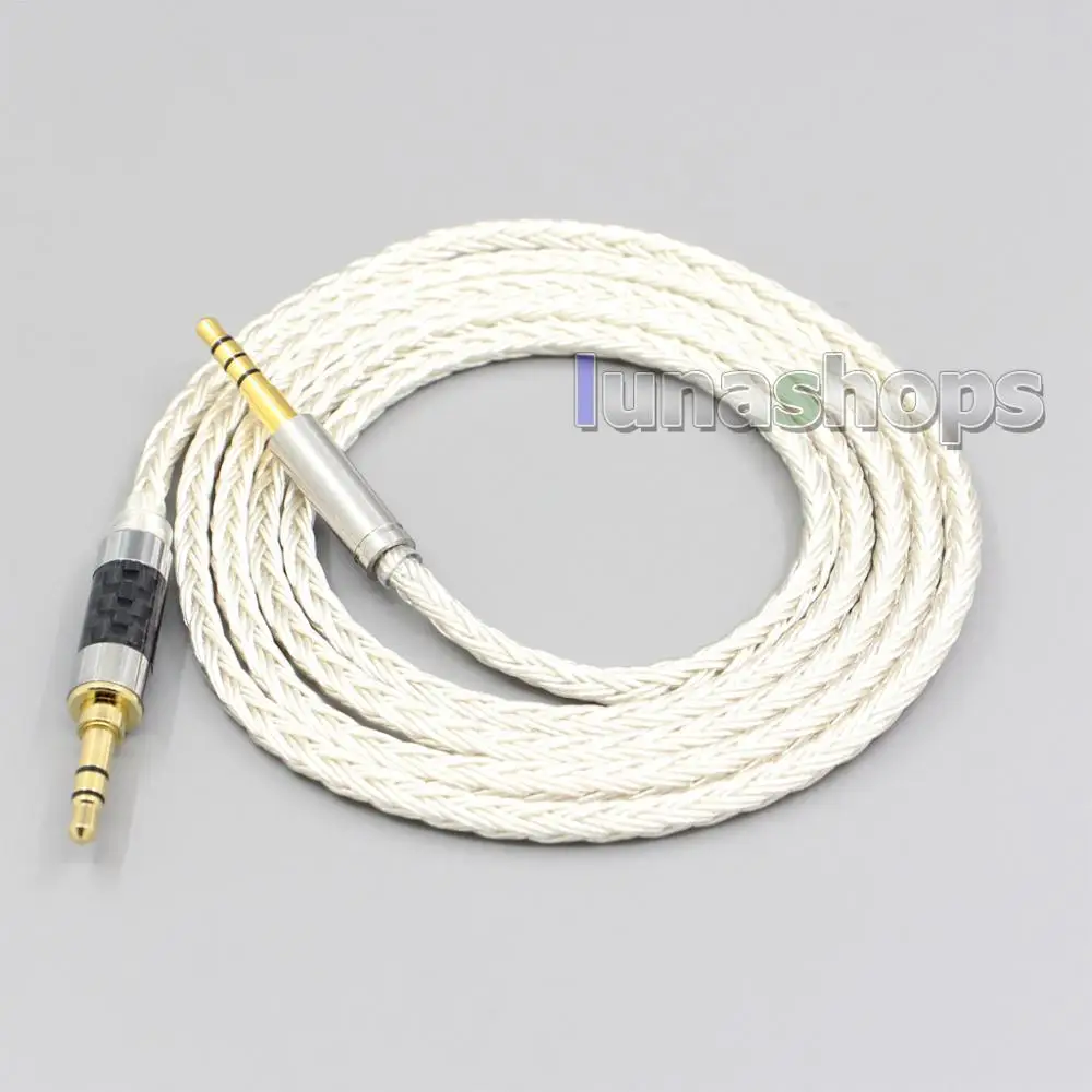 16 Core OCC Silver Plated Headphone Earphone Cable For Audio Technica msr7 sr5 ar3 ar5bt Fidelio X1 X2 F1 L2 L2BO X1S X2
