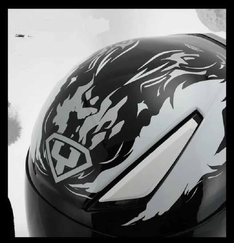 New ECE-R 22/05 Certification YOHE Full Face Motorcycle Helmet Motorcross Motorbike helmets made of ABS with PC Lens visor