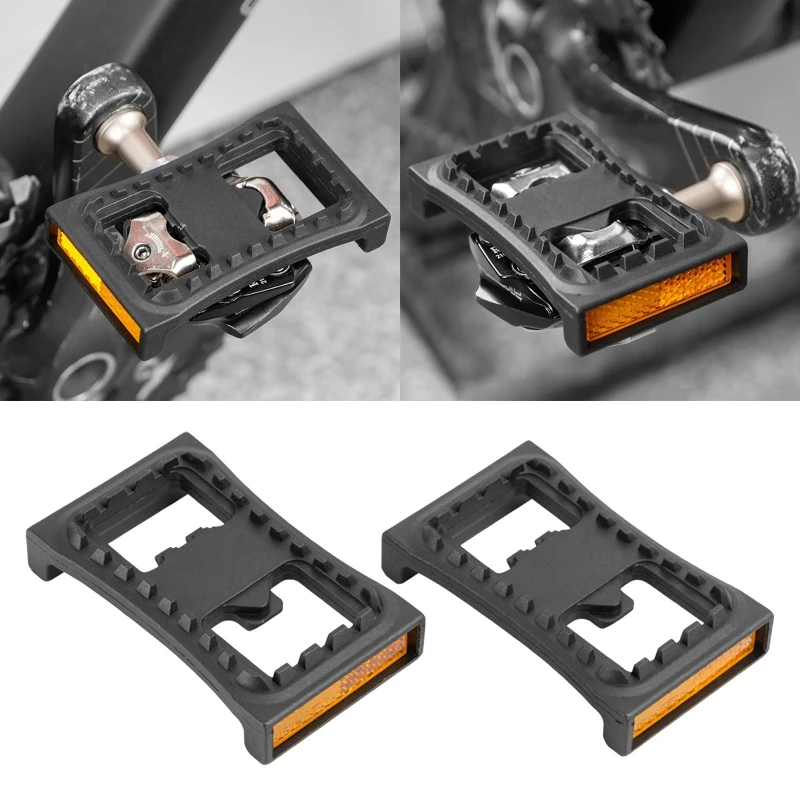 Повседневная педаль SPD плоская совместимая с фотомагнитом без зажима для горного