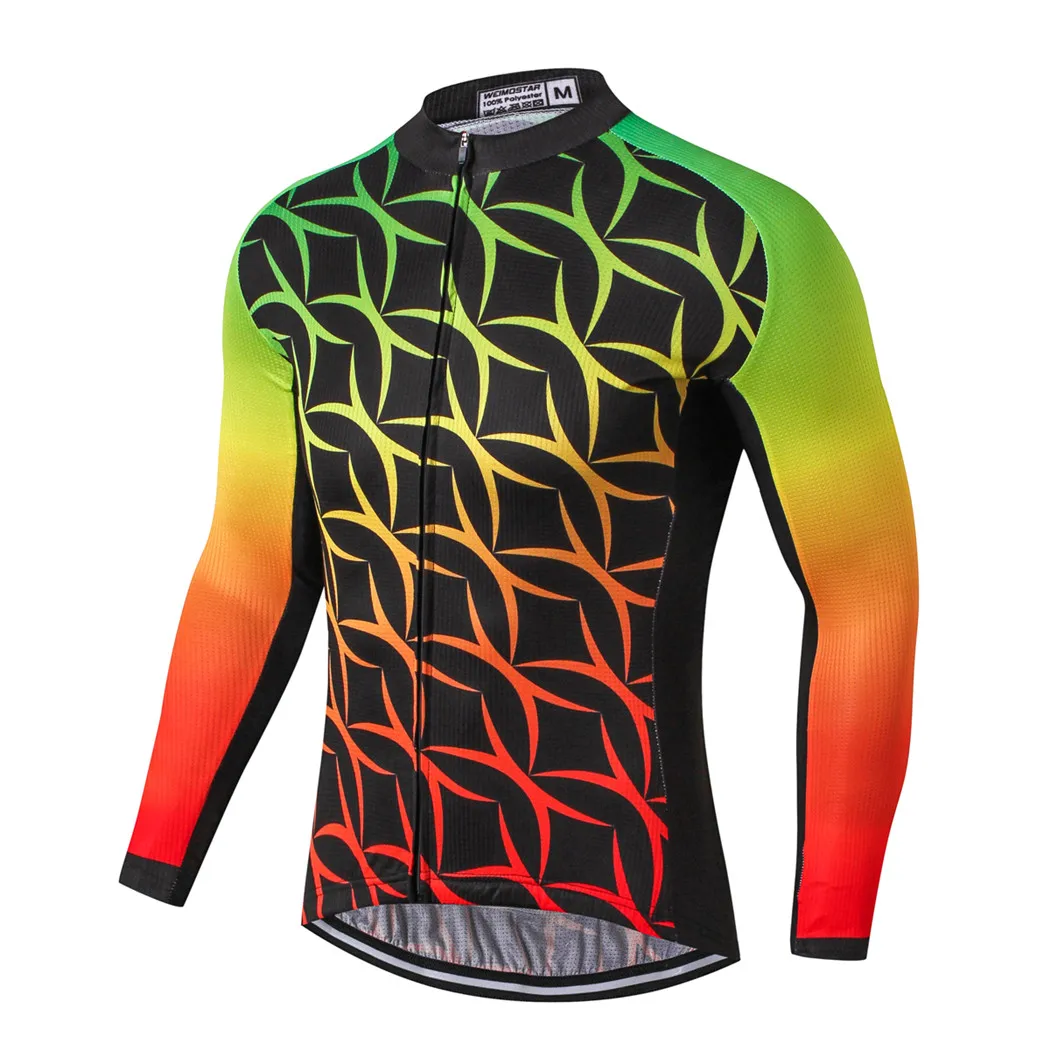 thumbnail image 1 of Weimostar Skeleton - Maillot de ciclismo para hombre, manga larga, otoño, para bicicleta de montaña, chaqueta profesional para ciclismo, ropa transpirable para ciclismo, 1 of 5