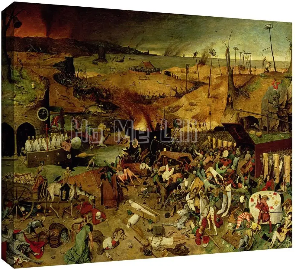 

Картина маслом на холсте с изображением галереи Death Win, домашний декор