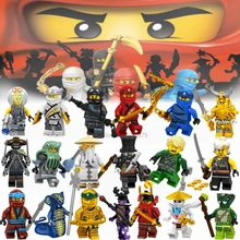 Фигурки Ллойд-ниндзя Kai Jay Zane Cole Nya Carmadon ninjagooed Movie figuas Строительные блоки Набор игрушек для детей Подарки для мальчиков