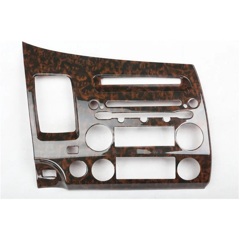 

FOR HONDA Civic 8th 2006-2011 Peach wood grain central console Navigation panel trim