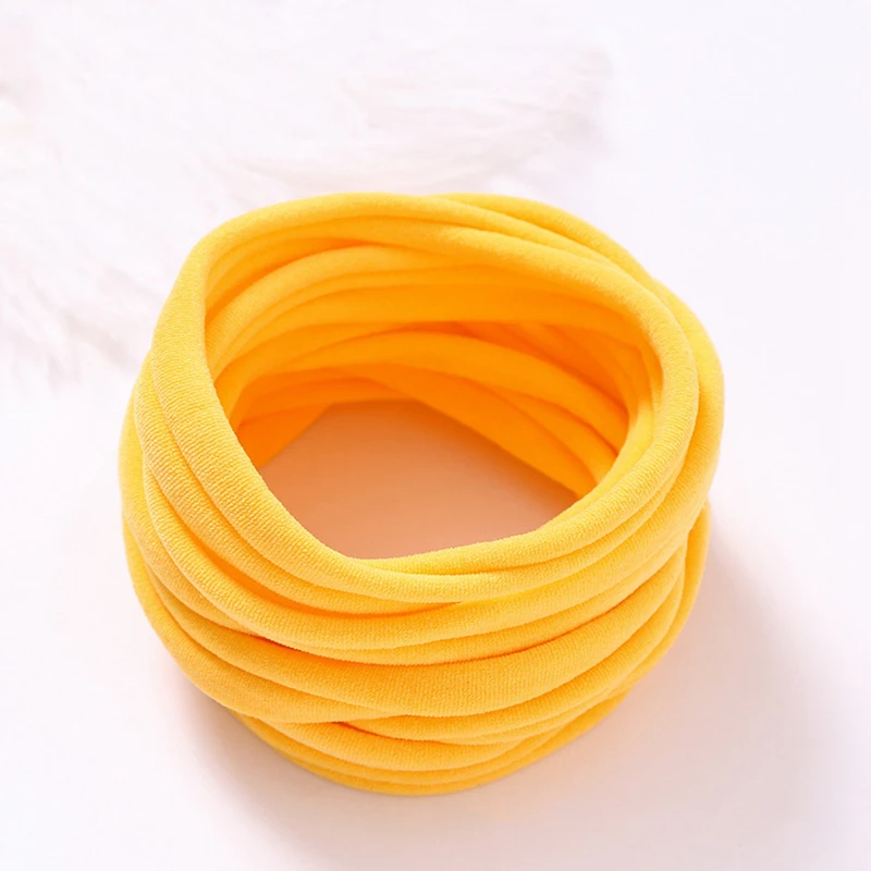 baby accessories designer 10Pcs/Set Ins Nylon Baby Headband Girls Elastic Hair Bands For Children Traceless Accessories Infant Handmade Basic Headbands custom baby accessories Baby Accessories