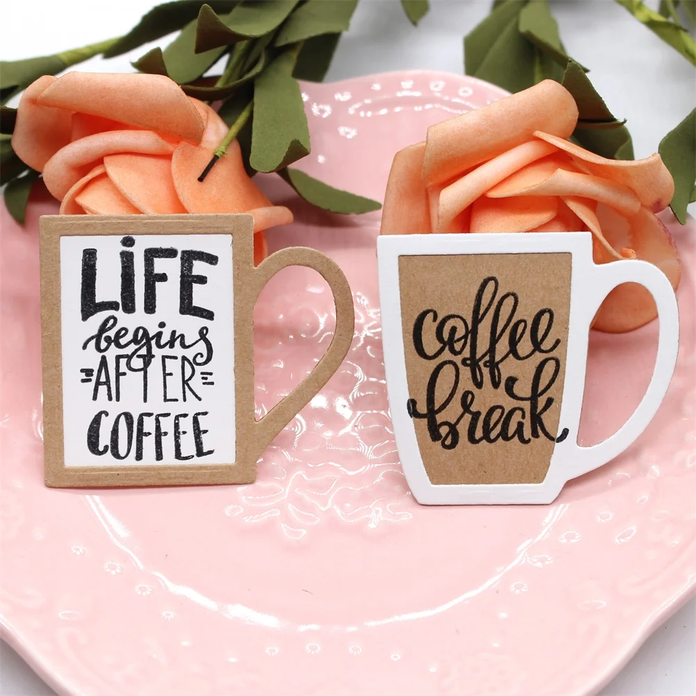 Coffee Transparent Clear Silicone Stamp For Scrapbooking/Card Making/Kids Craft Fun Decoration KSCRAFT clear stamps clear rubber stamps