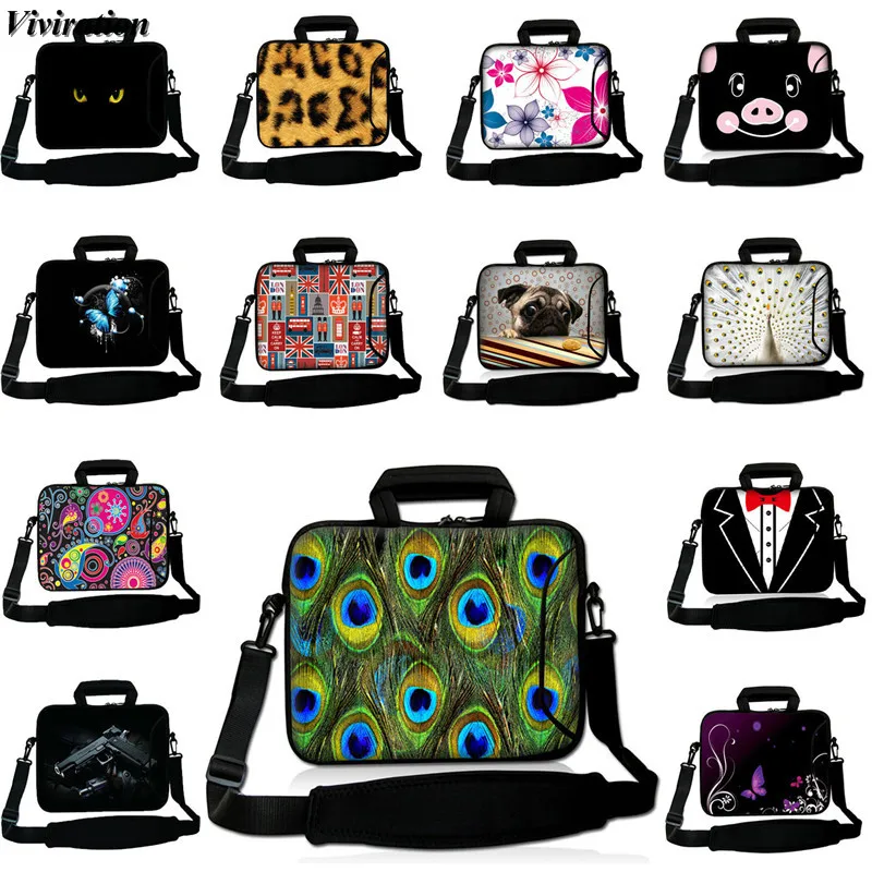 Stylish Women Messenger Handbag Messenger 17 12 14 Inch Laptop Bag For HP Asus Huawei Matebook X Pro 13.9 D 15 10 13 Sleeve Case