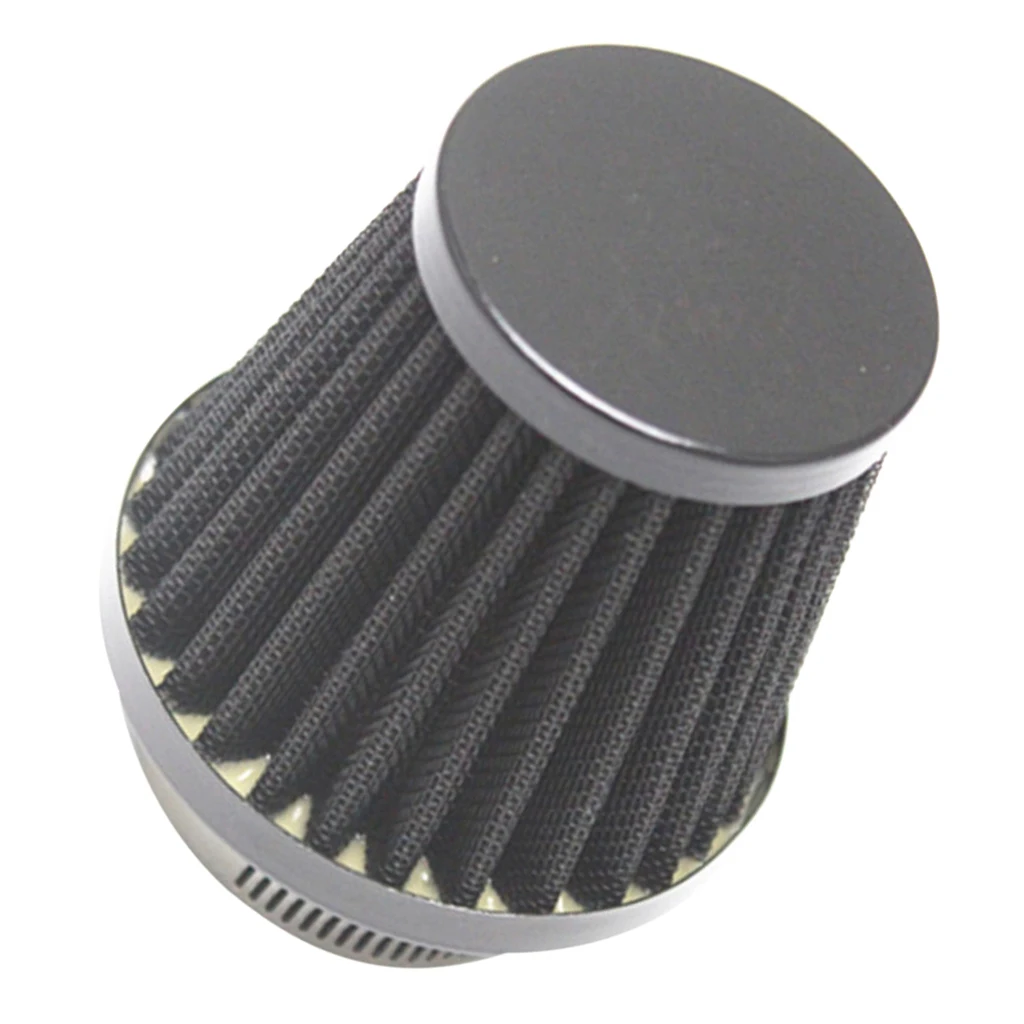 60mm Air Filter Pod Cleaner Universal for Bike Dirt ATV Quad Motorcycle Scooter, Black