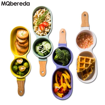 

New Creative High Quality Japanese Ceramic Bowl Colorful Round with Fruit Ice-cream Salad Dessert Bowl Cutlery