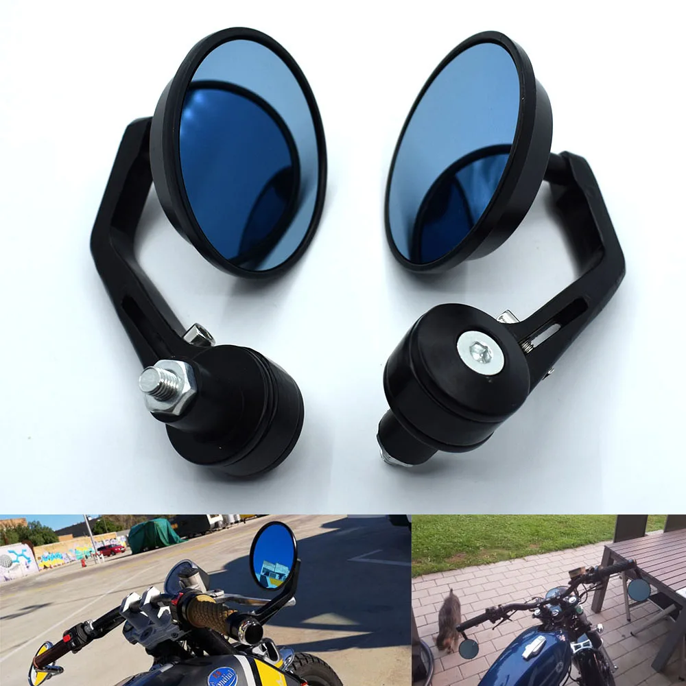 Универсальное зеркало заднего вида для мотоцикла 7/8 &quot22 мм kawasaki suzuki honda yamaha KTM Ducati
