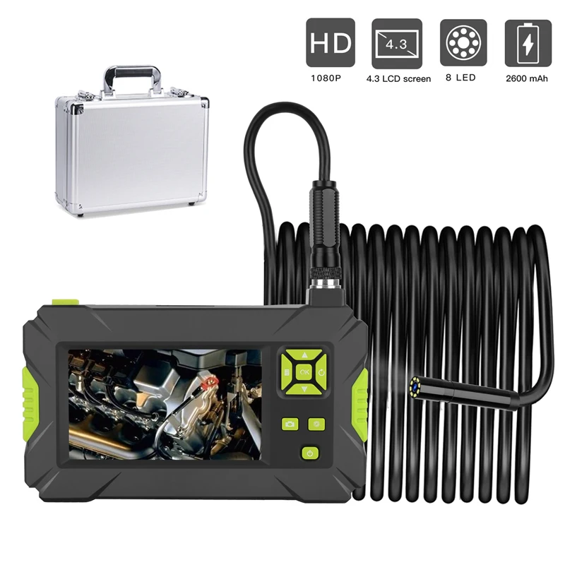 

8mm digital industrial endoscope videoscope CMOS sensor 1/3 / 5M fixed-wired inspection camera handheld endoscope