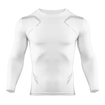 

2020Men T Shirt Compression Shirt Rashgard Tight Workout Long Sleeve Tshirt Bodybuilding Fitness Clothing Dry Fit Tee Shirt Top