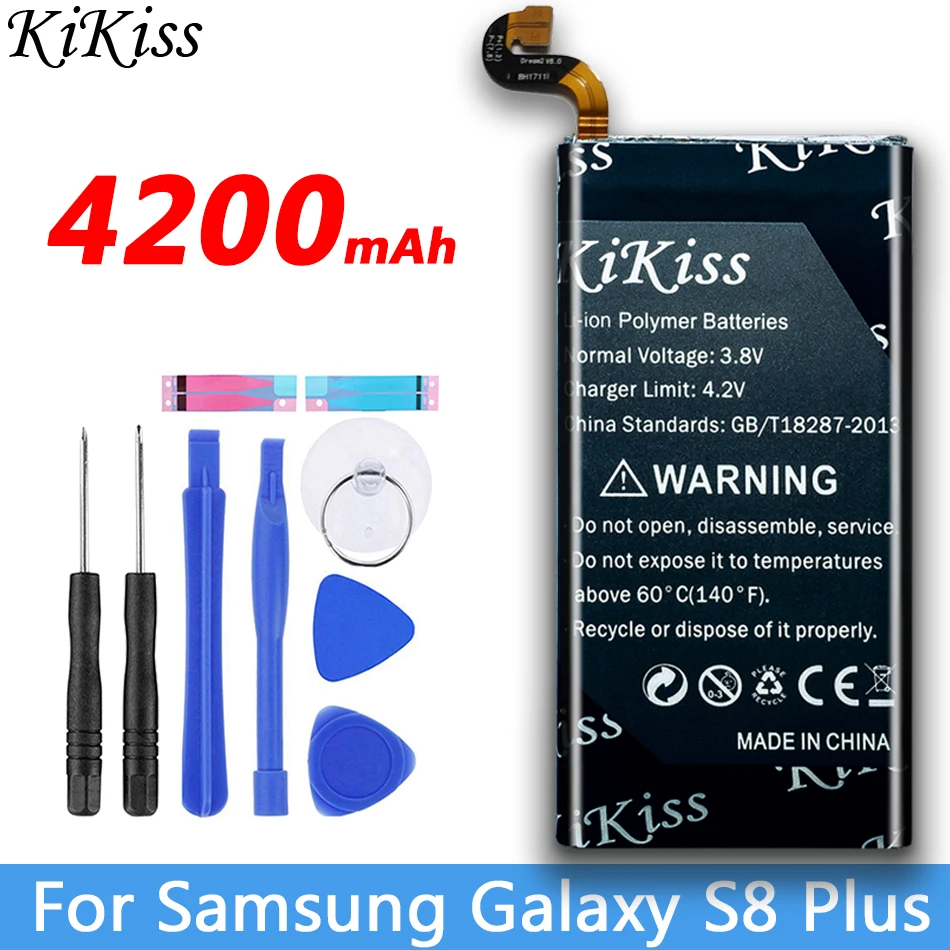 4200 мА/ч высокая для Samsung Galaxy S8 плюс EB-BG955ABA запасная батарея на G9550 S8Plus SM-G9 SM-G955 G955