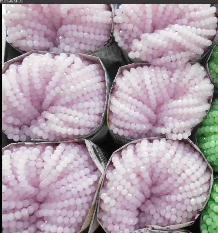 Оптовая продажа 200 шт. граненые стеклянные бусины Rondelle с кристаллами свободные