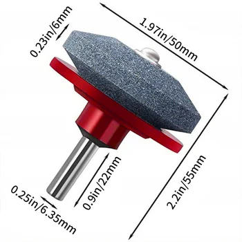 

5PC Universal Faster Lawn Mower Blade Sharpener Grinding Power Drill Garden Tool Home Graden Supplies