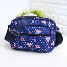 Модная Повседневная стильная женская сумка с принтом, Портативная сумка на молнии на одно плечо Diagona, маленькая сумка высокого качества из ткани Оксфорд, сумка-мессенджер