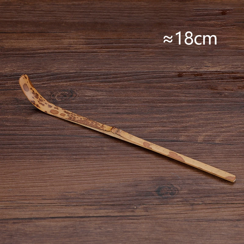 18*1cm Handmade Bamboo Matcha Spoon Tea Scoop Matcha Tea Leaf Sticks Needle Spice Kitchen Ceremony Utensils Accessories