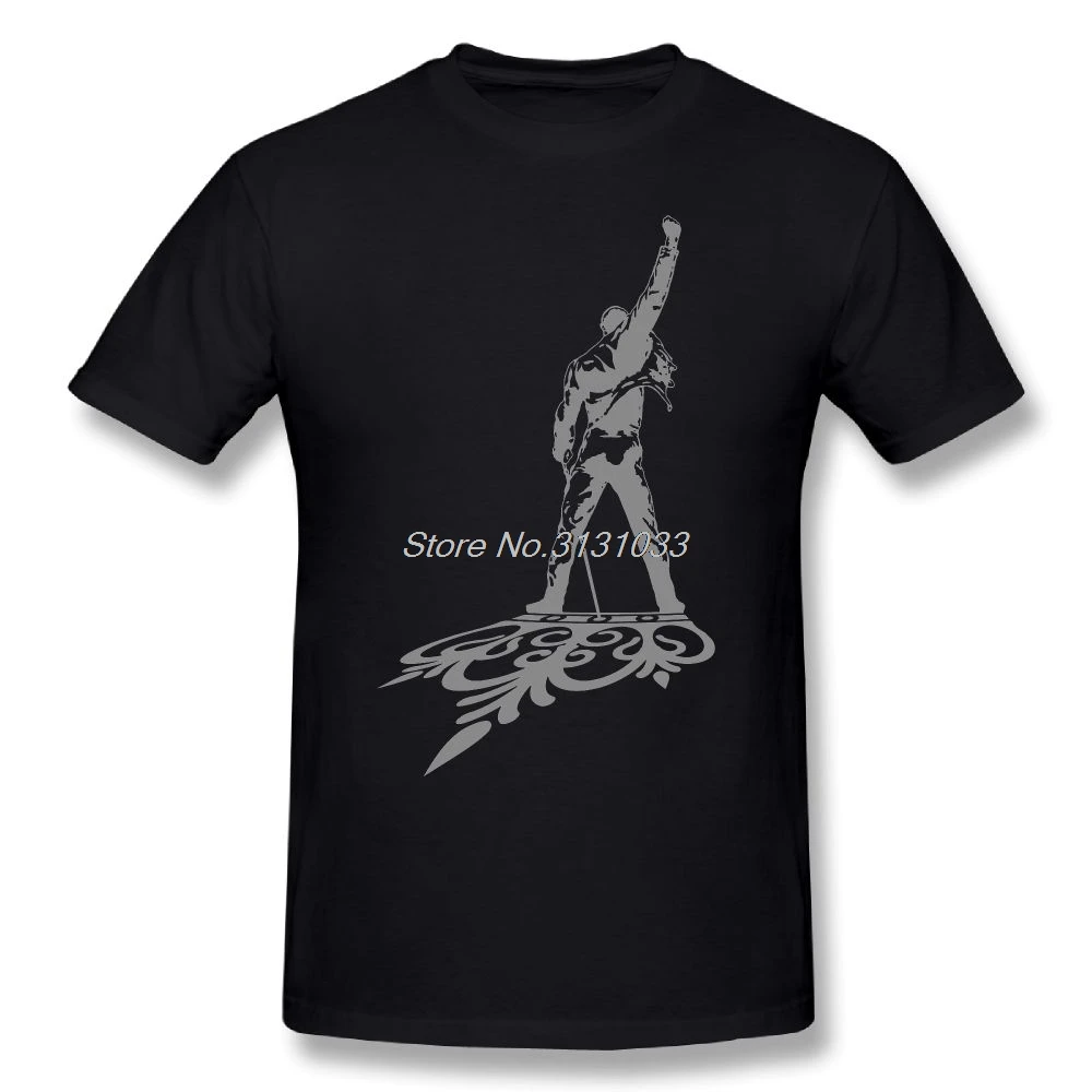 

Freddie Mercury T-Shirt QUEEN Men Print Music Tee Shirt Casual Short Sleeve T Shirt Cute Graphic T Shirts Male Basic T-Shirts