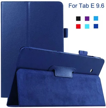

For Samsung Galaxy Tab E 9.6 Case Auto Sleep /Wake Up Flip Litchi PU Leather Cover SM-T560 SM-T561 Smart Stand Holder Folio Case
