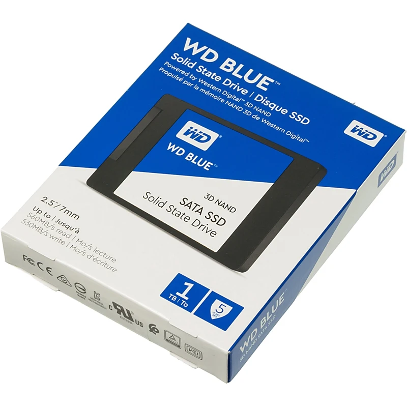 Накопитель SSD WD Original SATA III 1Tb WDS100T2B0A Blue 2.5"