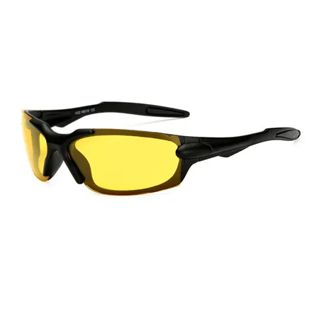Night Vision Goggles Glitztxunk, Ретро стиль, мужские поляризованные солнцезащитные очки, спортивные, брендовые, Плоские линзы, без оправы, квадратная оправа, женские солнцезащитные очки, очки oculos de sol - Цвет линз: Night Vision Goggles