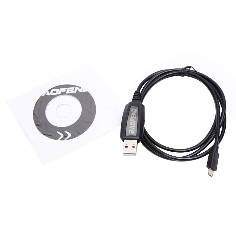 Прочный радио провод Линия Профессиональный с CD USB Кабель для программирования Walkie Talkie портативный аксессуар для Baofeng BF-T1 9100