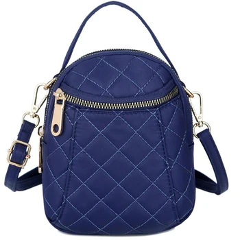 

Nylon Solid Color Simple Ladies Crossbody Bags Casual High Quality Woman Shoulder Bags Zipper Handbag