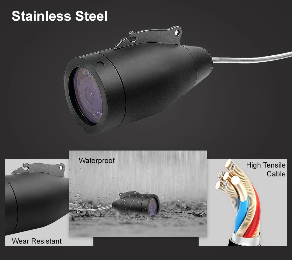 7 дюймов 1280*720 15 м кабель рыболовная камера рыболокатор видео подводная камера 12 шт. белые светодиоды+ 12 шт инфракрасная лампа для подледной рыбалки