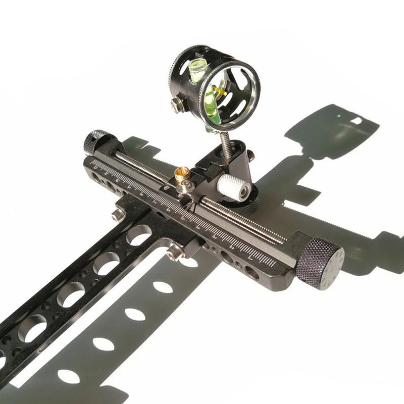 

Archery Compound Bow Sight 0.059 Optical Fiber Single Pin 4X Lens Micro Adjust
