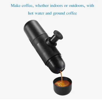 

Mini Coffee Machine Handheld Coffee Maker Portable Espresso Manually handheld Coffee Machine Pressing For Home Office Travel