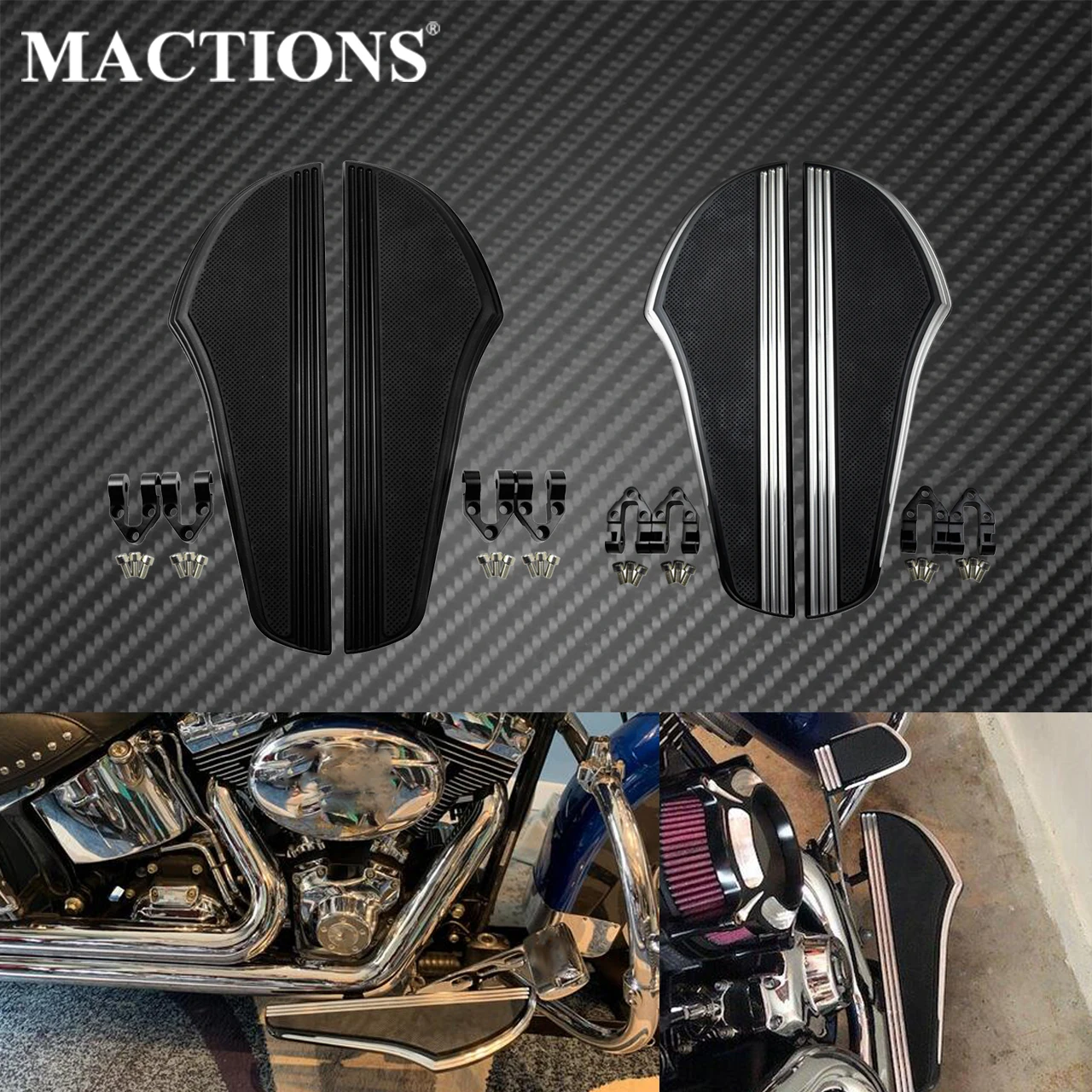 Мотоциклетные передние доски для водителя подножки ног Harley Touring Road King Street Glide FLH