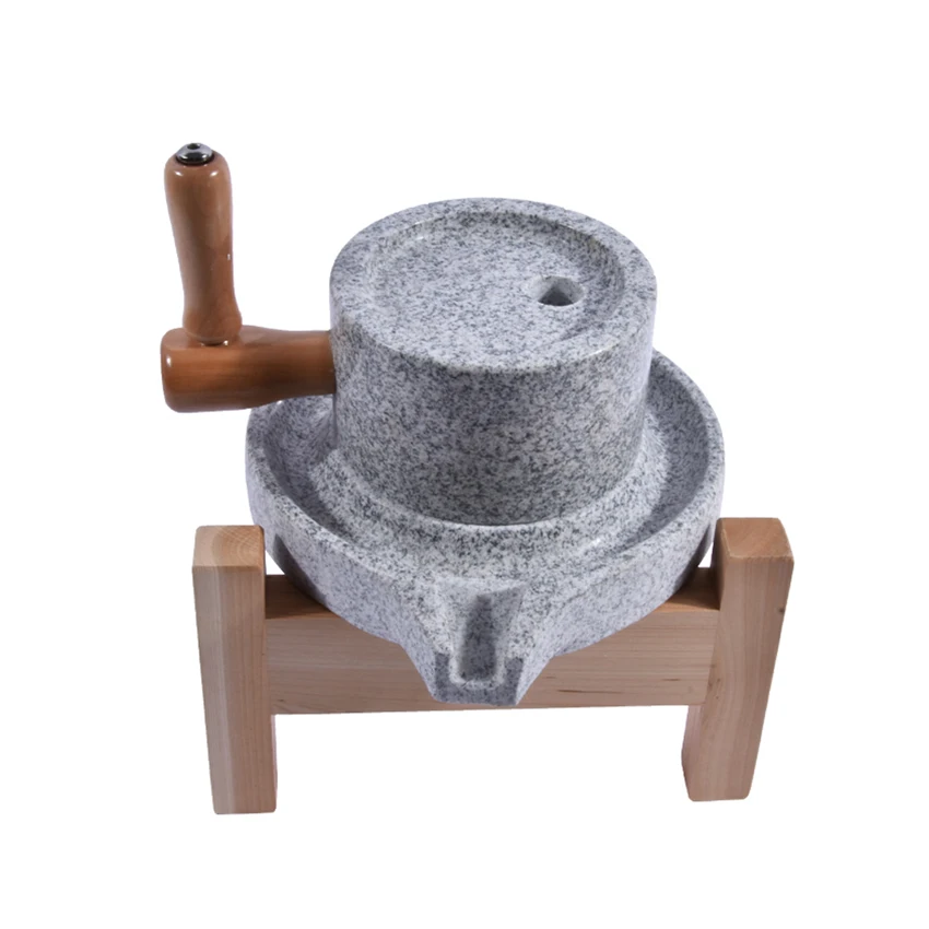 

Family granite stone mil stone grinder stone mill Soy milk hemp Material With old fir shelf Handmade small stone