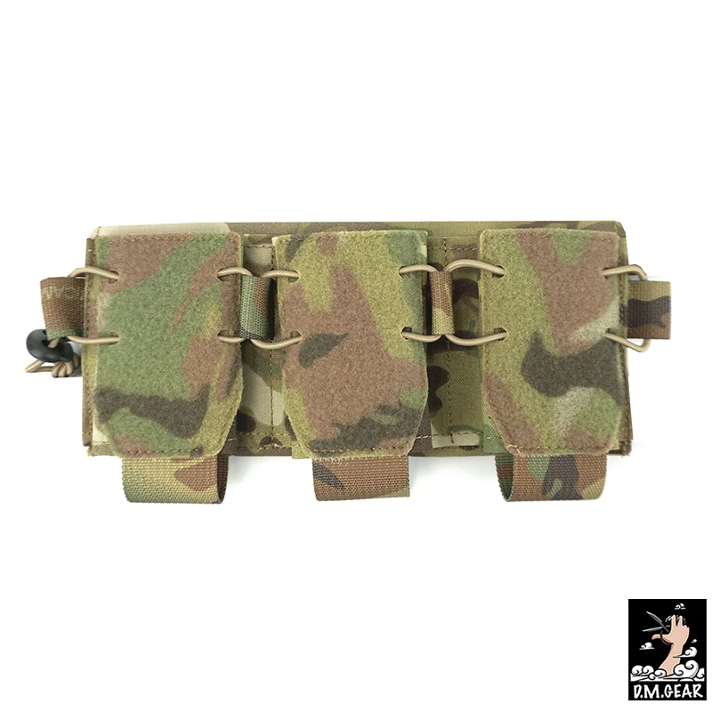 Dmgear Tactical Triple Mag Pouch Hook&loop 556 Mag Carrier Front Panel