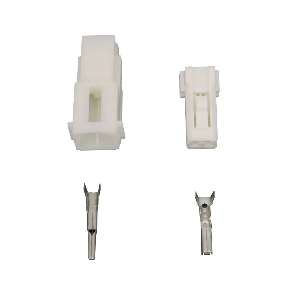 2PinFemaleAndMalePlasticHousingConnectorPlugPAMaterial