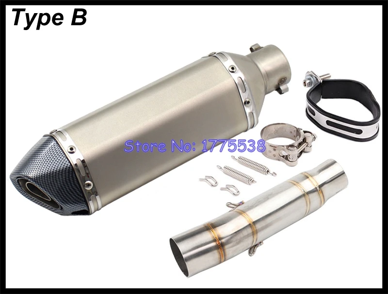 For Honda CBR300R 2014-2022 CB300F 2015-2021 Motorcycle Exhaust Muffler Middle Link Pipe Muffler Escape Silencer Connect Pipe - Image 2