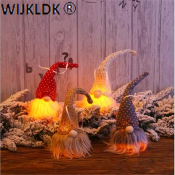 

Navidad Christmas Decoration Faceless Forester Night Light Ornament Noel Christmas Home Decoration Happy New Year 2021 Natal -7