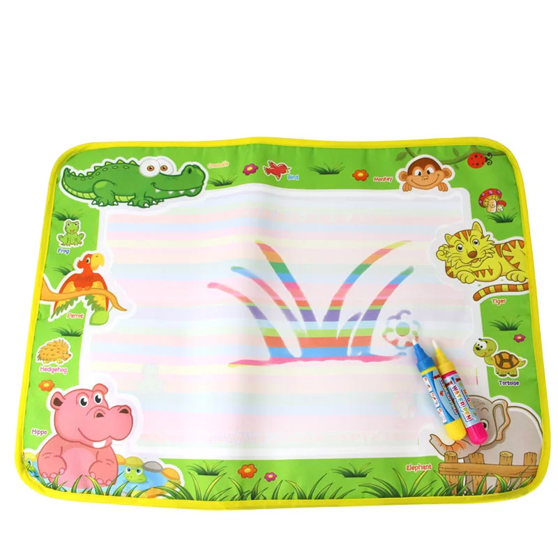 

Children Magic Canvas Rainbow Cloth Draw Water Magic Write Blanket Baby Painting Doodle Toy Drawing Board