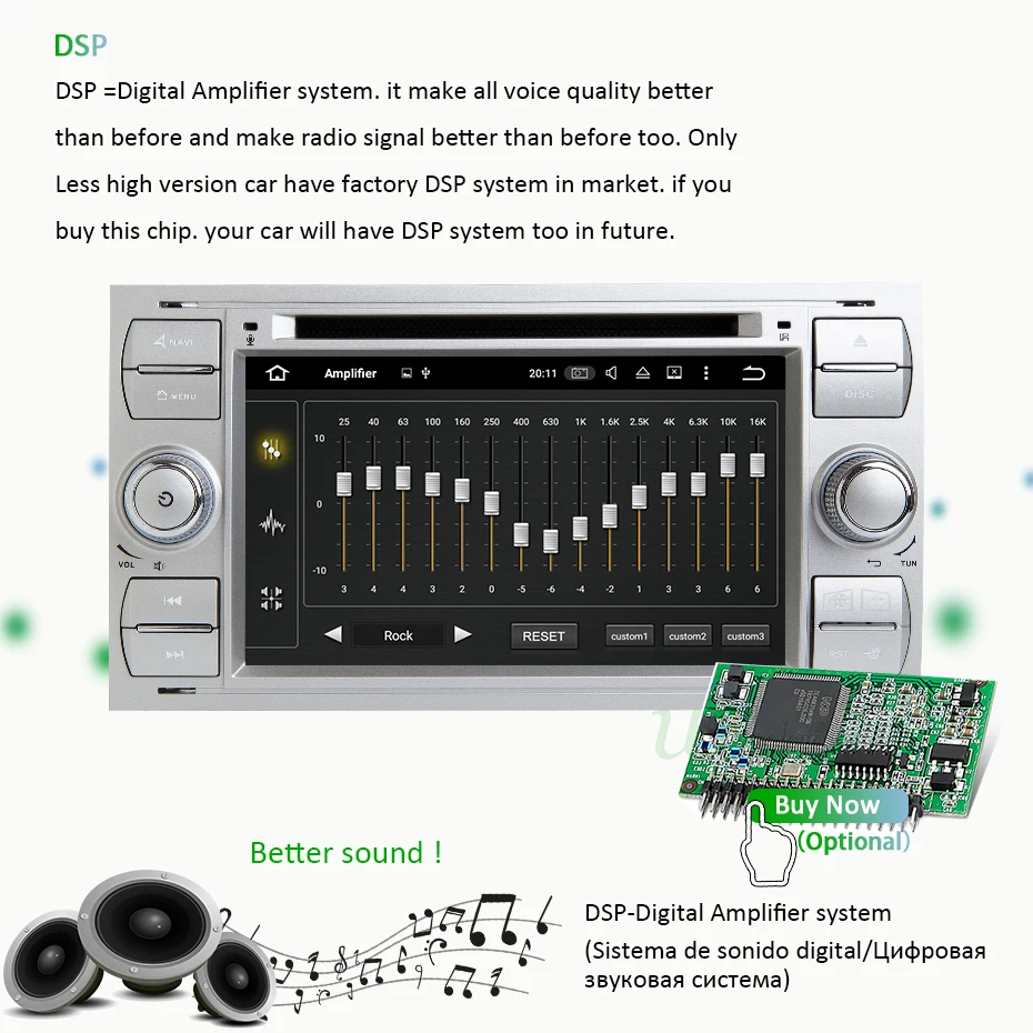 Best 4G+64G Car DVD Player Android 9.0 2 din In Dash For Ford Transit Focus Connect S-MAX C-MAX Kuga Mondeo Car Radio GPS multimedia 3